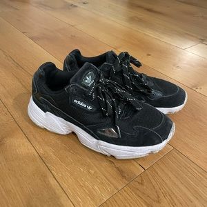 Black Adidas sneakers